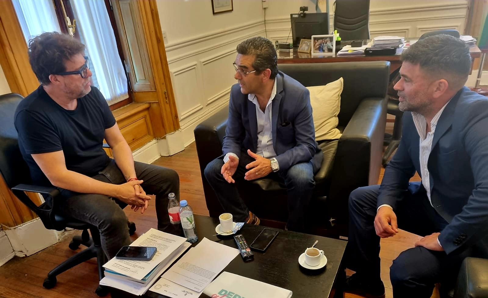 Reunión con el Diputado Garciarena